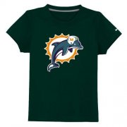 Wholesale Cheap Miami Dolphins Sideline Legend Authentic Logo Youth T-Shirt Dark Green