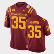 Wholesale Cheap Men Iowa State Cyclones #35 Jake Hummel 2021 Fiesta Bowl Cardinal College Football Jersey