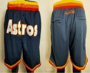 Wholesale Cheap Men's Houston Astros Navy Blue Just Don Shorts Swingman Shorts