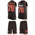 Wholesale Cheap Nike Browns #78 Jack Conklin Brown Team Color Men's Stitched NFL Limited Tank Top Suit Jersey