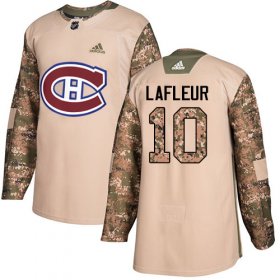 Wholesale Cheap Adidas Canadiens #10 Guy Lafleur Camo Authentic 2017 Veterans Day Stitched Youth NHL Jersey