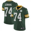 Wholesale Cheap Nike Packers #74 Elgton Jenkins Green Team Color Men's 100th Season Stitched NFL Vapor Untouchable Limited Jersey