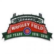 Wholesale Cheap Stitched 2014 Chicago Cubs Wrigley Field's 100th Anniversary MLB Season Jersey Sleeve Patch