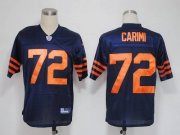Wholesale Cheap Bears #72 Gabe Carimi Blue/Orange 1940s Throwback Stitched NFL Jersey