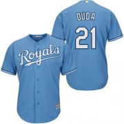 Wholesale Cheap Royals #21 Lucas Duda Light Blue Cool Base Stitched Youth MLB Jersey