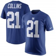 Wholesale Cheap New York Giants #21 Landon Collins Nike Player Pride Name & Number T-Shirt Royal