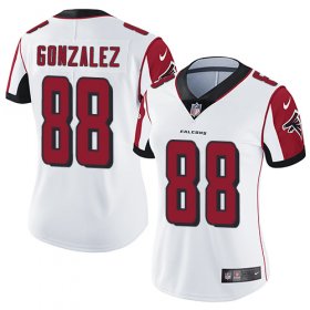 Wholesale Cheap Nike Falcons #88 Tony Gonzalez White Women\'s Stitched NFL Vapor Untouchable Limited Jersey