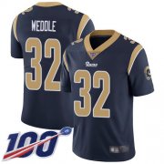 Wholesale Cheap Nike Rams #32 Eric Weddle Navy Blue Team Color Men's Stitched NFL 100th Season Vapor Limited Jersey