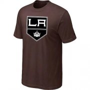 Wholesale Cheap Los Angeles Kings Big & Tall Logo Brown NHL T-Shirt