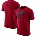 Wholesale Cheap Men's Atlanta Falcons Nike Red Sideline Cotton Slub Performance T-Shirt
