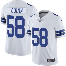 Wholesale Cheap Nike Cowboys #58 Robert Quinn White Men\'s Stitched NFL Vapor Untouchable Limited Jersey