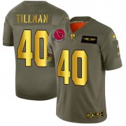 Wholesale Cheap Arizona Cardinals #40 Pat Tillman NFL Men's Nike Olive Gold 2019 Salute to Service Limited Jersey