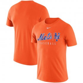 Wholesale Cheap New York Mets Nike MLB Practice T-Shirt Orange