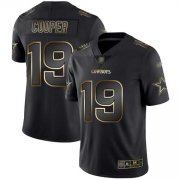 Wholesale Cheap Nike Cowboys #19 Amari Cooper Black/Gold Men's Stitched NFL Vapor Untouchable Limited Jersey