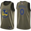 Wholesale Cheap Nike Warriors #0 D'Angelo Russell Green NBA Swingman Salute to Service Jersey