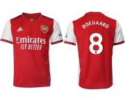 Wholesale Cheap Men 2021-2022 Club Arsenal home aaa version red 8 Soccer Jersey