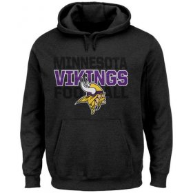 Wholesale Cheap Minnesota Vikings 1st and Goal VI Hoodie Charcoal