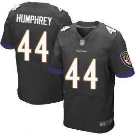 Wholesale Cheap Nike Ravens #44 Marlon Humphrey Black Alternate Men\'s Stitched NFL New Elite Jersey