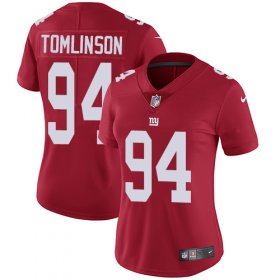 Wholesale Cheap Nike Giants #94 Dalvin Tomlinson Red Alternate Women\'s Stitched NFL Vapor Untouchable Limited Jersey