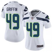 Wholesale Cheap Nike Seahawks #49 Shaquem Griffin White Women's Stitched NFL Vapor Untouchable Limited Jersey