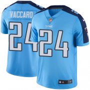 Wholesale Cheap Nike Titans #24 Kenny Vaccaro Light Blue Men's Stitched NFL Limited Rush Jersey