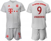 Wholesale Cheap Men 2020-2021 club Bayern Munchen away 9 white goalkeeper Soccer Jerseys