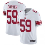 Wholesale Cheap Nike Giants #59 Lorenzo Carter White Men's Stitched NFL Vapor Untouchable Limited Jersey
