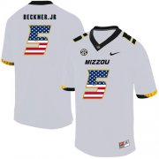 Wholesale Cheap Missouri Tigers 5 Terry Beckner Jr. White USA Flag Nike College Football Jersey