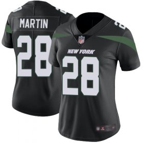 Wholesale Cheap Nike Jets #28 Curtis Martin Black Alternate Women\'s Stitched NFL Vapor Untouchable Limited Jersey