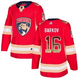 Wholesale Cheap Adidas Panthers #16 Aleksander Barkov Red Home Authentic Drift Fashion Stitched NHL Jersey
