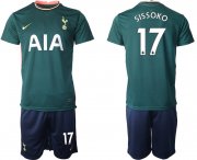 Wholesale Cheap Men 2020-2021 club Tottenham Hotspur away 17 green Soccer Jerseys
