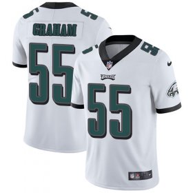 Wholesale Cheap Nike Eagles #55 Brandon Graham White Men\'s Stitched NFL Vapor Untouchable Limited Jersey