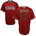 Wholesale Cheap Diamondbacks #21 Zack Greinke Sedona Red Alternate Women's Stitched MLB Jersey