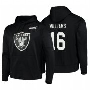 Wholesale Cheap Las Vegas Raiders #16 Tyrell Williams Nike NFL 100 Primary Logo Circuit Name & Number Pullover Hoodie Black