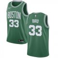 Wholesale Cheap Nike Boston Celtics #33 Larry Bird Green NBA Swingman Icon Edition Jersey