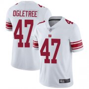 Wholesale Cheap Nike Giants #47 Alec Ogletree White Men's Stitched NFL Vapor Untouchable Limited Jersey
