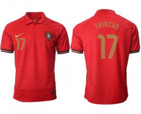 Wholesale Cheap Men 2021 Europe Portugal home AAA version 17 soccer jerseys