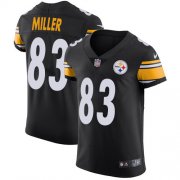 Wholesale Cheap Nike Steelers #83 Heath Miller Black Team Color Men's Stitched NFL Vapor Untouchable Elite Jersey