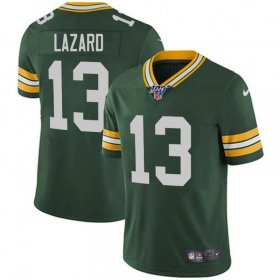 Wholesale Cheap Nike Green Bay Packers 13 Allen Lazard Green 100th Season Vapor Untouchable Limited Jersey