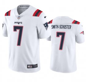 Wholesale Cheap Men\'s New England Patriots #7 JuJu Smith-Schuster White Vapor Untouchable Stitched Football Jersey