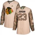 Wholesale Cheap Adidas Blackhawks #23 Michael Jordan Camo Authentic 2017 Veterans Day Stitched NHL Jersey