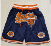 Wholesale Cheap Men's Chicago Bears Navy Blue Just Don Shorts