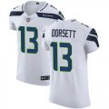 Wholesale Cheap Nike Seahawks #13 Phillip Dorsett White Men's Stitched NFL New Elite Jersey