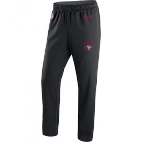 Wholesale Cheap Men\'s San Francisco 49ers Nike Black Circuit Sideline Performance Pants