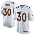 Wholesale Cheap Nike Broncos #30 Terrell Davis White Men's Stitched NFL Game Event Jersey