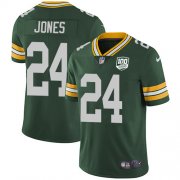 Wholesale Cheap Nike Packers #24 Josh Jones Green Team Color Men's 100th Season Stitched NFL Vapor Untouchable Limited Jersey