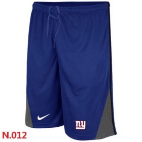 Wholesale Cheap Nike NFL New York Giants Classic Shorts Blue