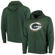 Wholesale Cheap Green Bay Packers G-III Sports by Carl Banks Primary Logo Full-Zip Hoodie Green