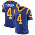 Wholesale Cheap Nike Rams #4 Greg Zuerlein Royal Blue Alternate Youth Stitched NFL Vapor Untouchable Limited Jersey