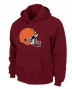 Wholesale Cheap Cleveland Browns Logo Pullover Hoodie Red